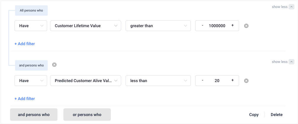 shoe-d-vision customer data platform audience builder high life time value Skoringen CLV