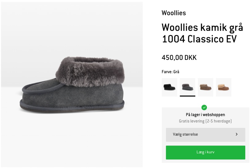 woollies kamik grå 1004 classico ev